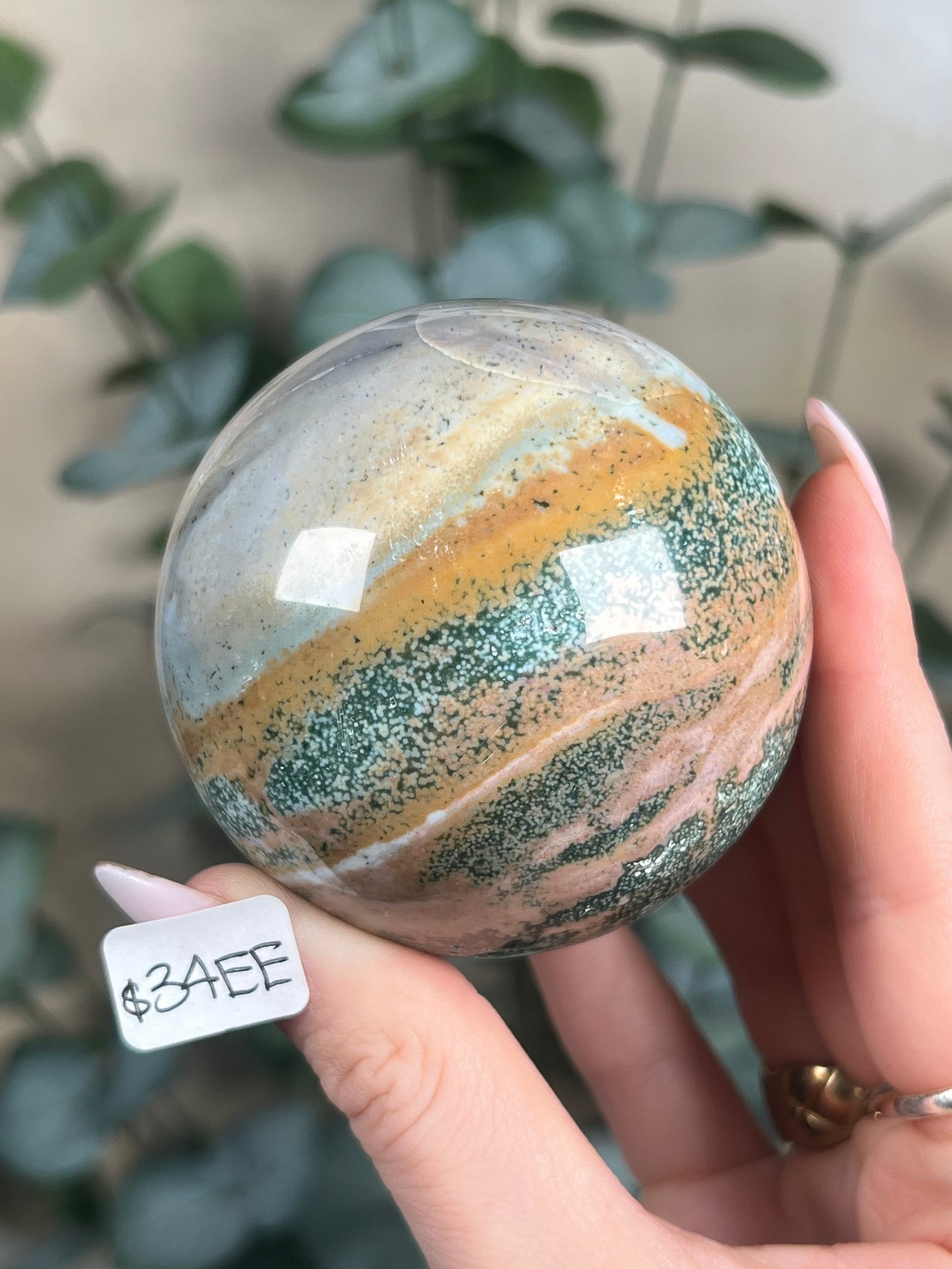 Sea Jasper Spheres (32-35, 3 options)